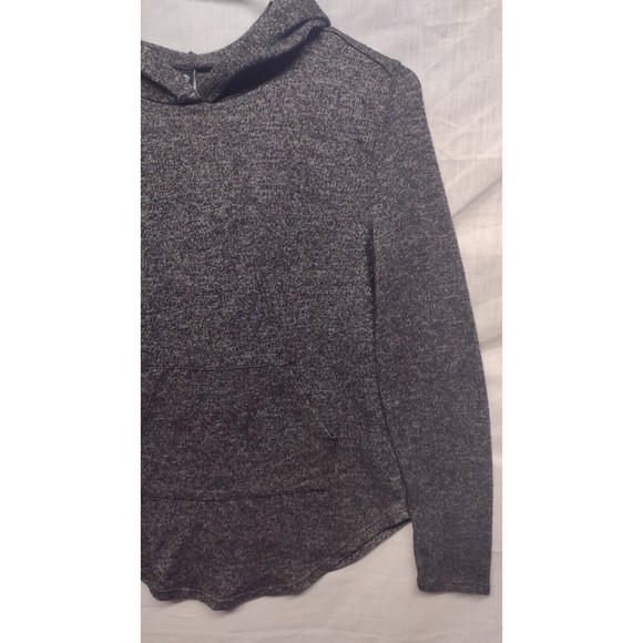 Free For All Hoodie Women Small Long Sleeve Kangaroo Pocket Charcoal Grey - Picture 2 of 12